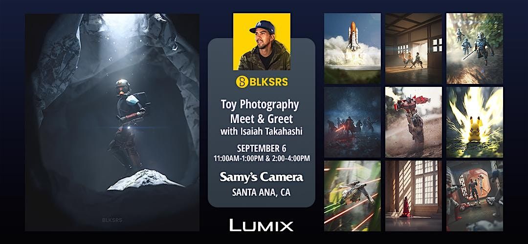 Toy Photography Meet & Greet with Isaiah Takahashi - @BLKSRS - Santa Ana