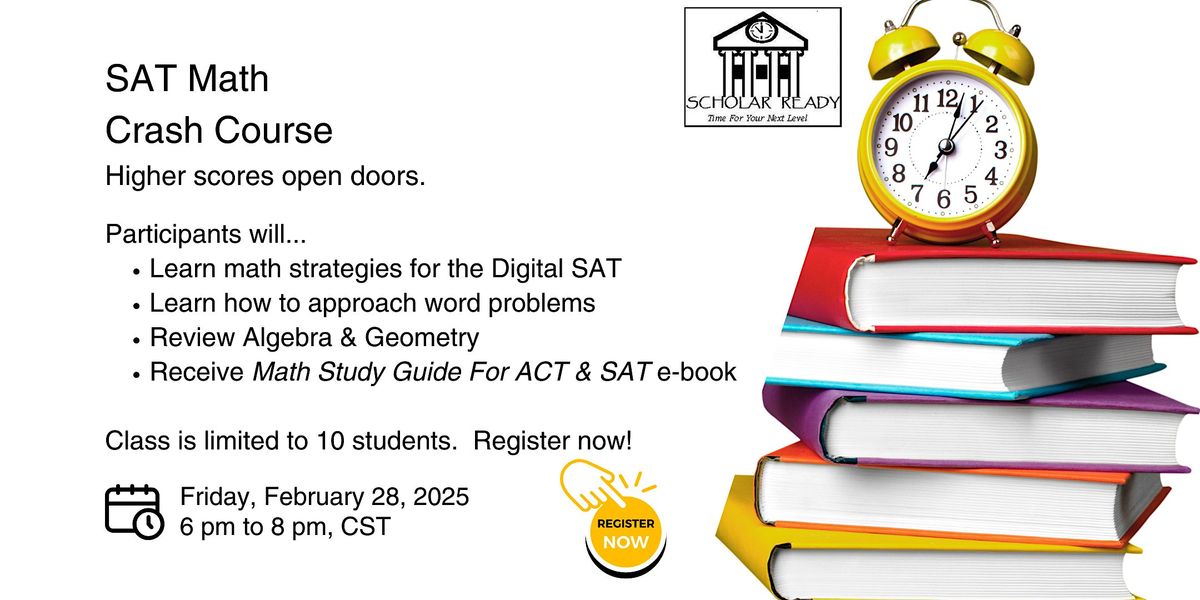 SAT Math Crash Course