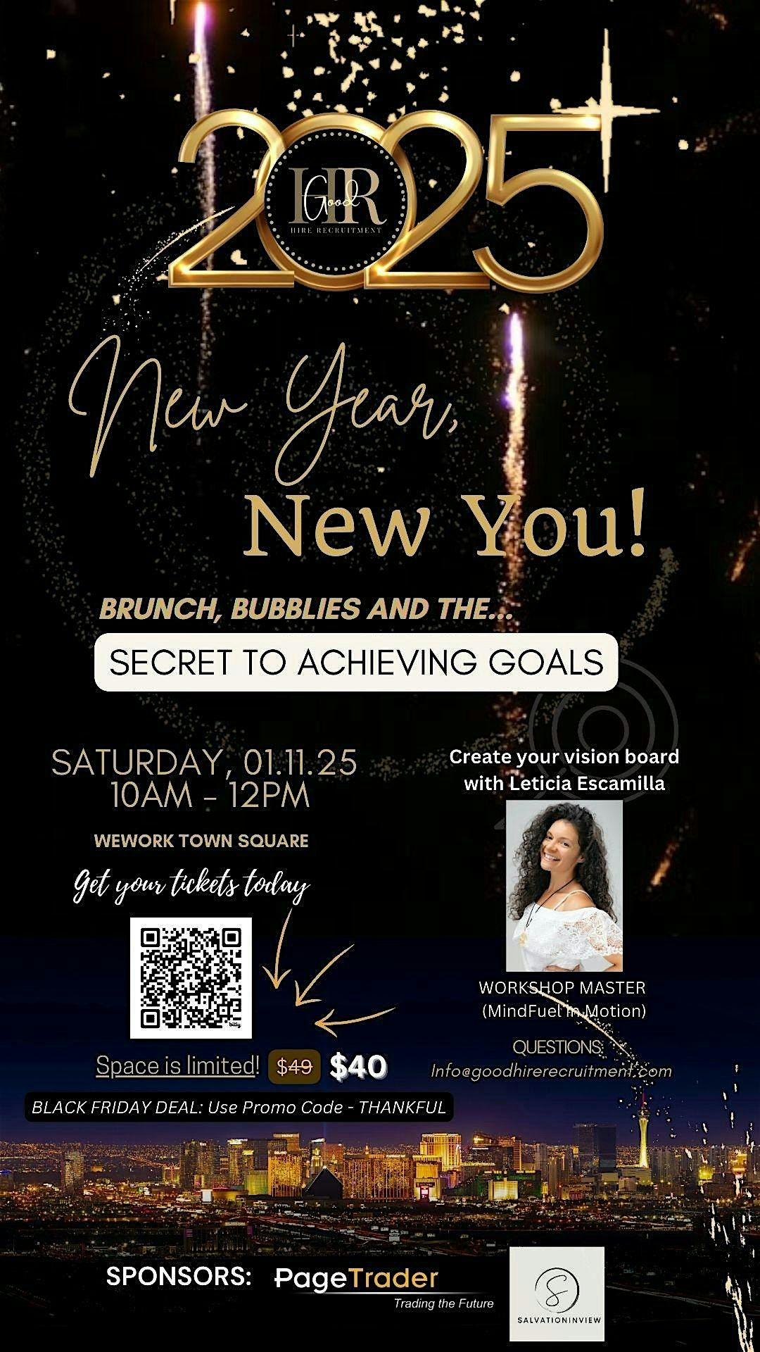 NEW YEAR, NEW YOU! Brunch, Bubblies, and the Secret to Reaching Your Goals