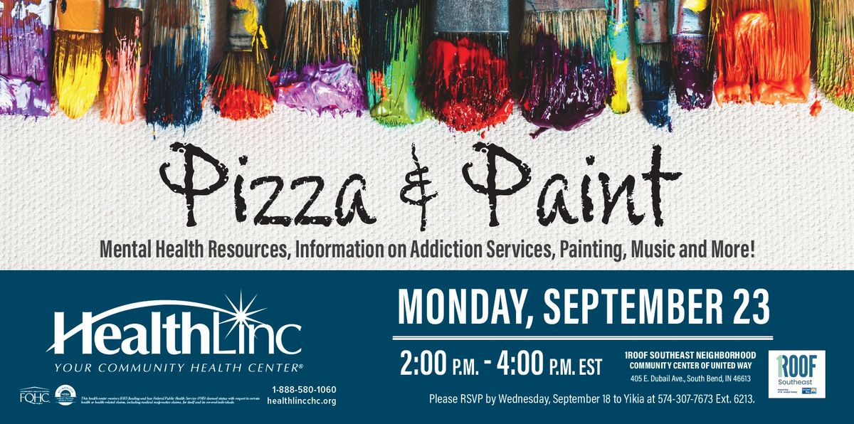 Pizza and Paint Party with HealthLinc 