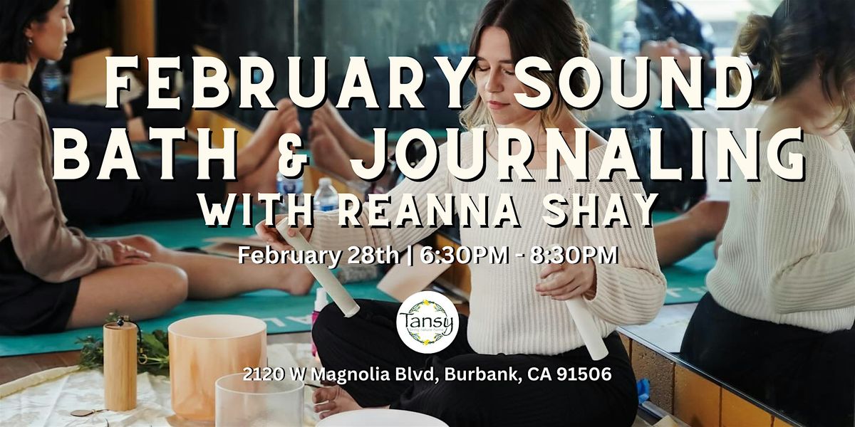 Evening Sound Bath & Journal Session with Reanna!