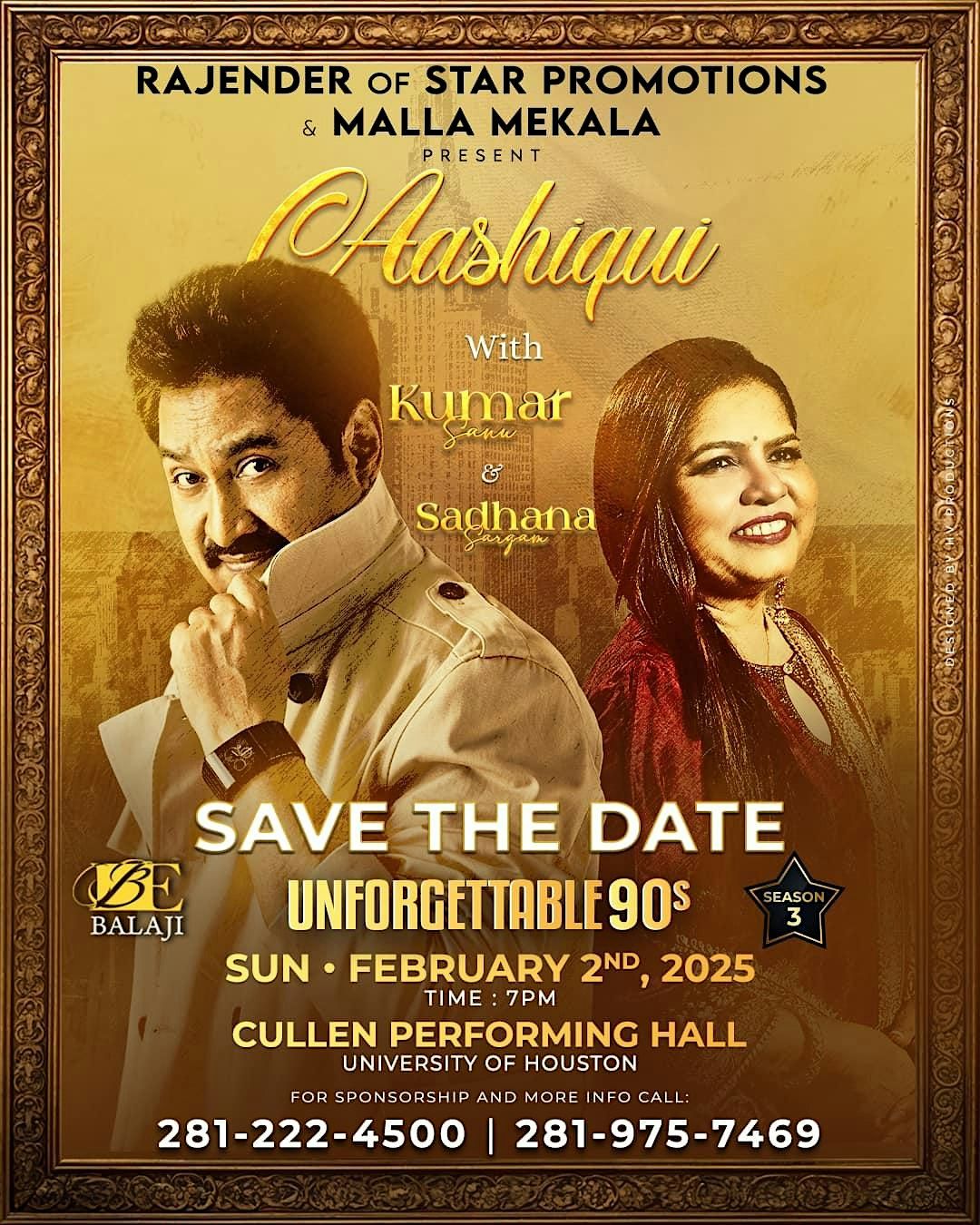 Kumar Sanu and Sadhana Sargam - Aashiqui  Live in Houston 2025