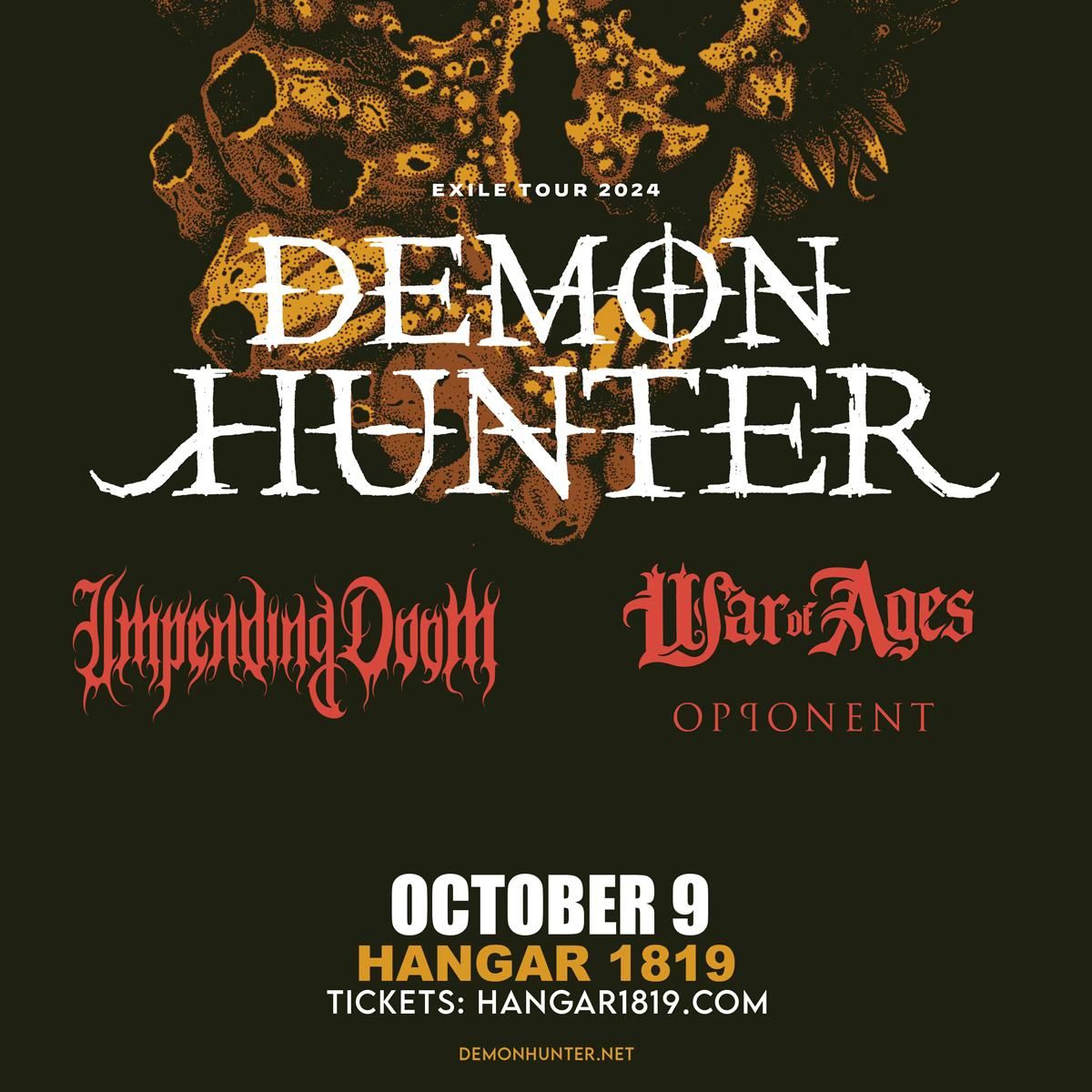 Demon Hunter 'Exile Tour' at Hangar 1819 | 10\/9\/24