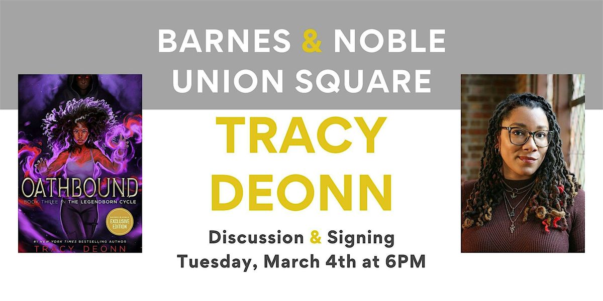 Tracy Deonn celebrates OATHBOUND at B&N Union Square