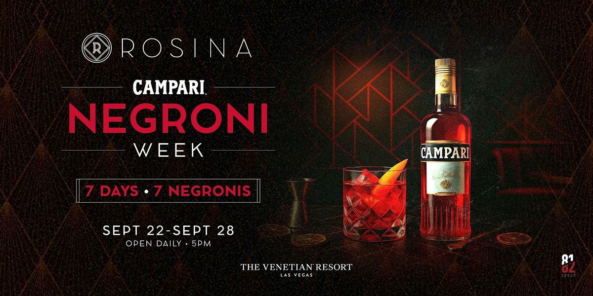 Negroni Week