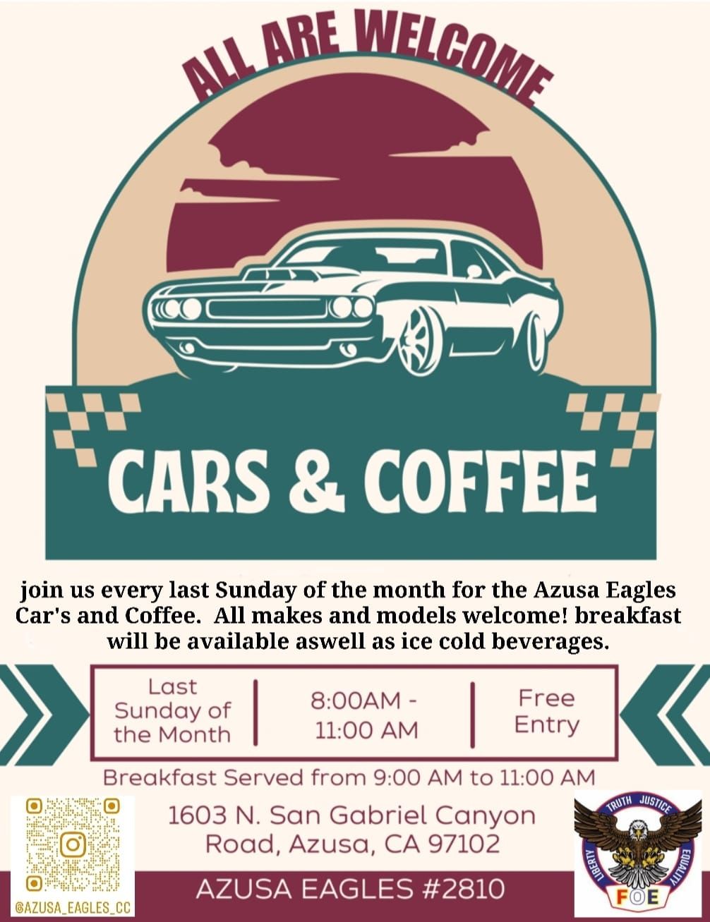 Azusa Eagles Car's & Coffee