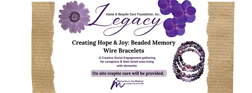 Beaded Memory Wire Bracelets Making for Dementia Caregivers