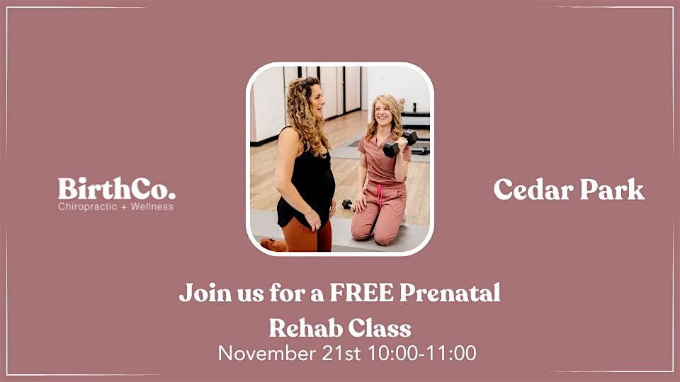 BirthCo. Prenatal Fitness Class @ Cedar Park