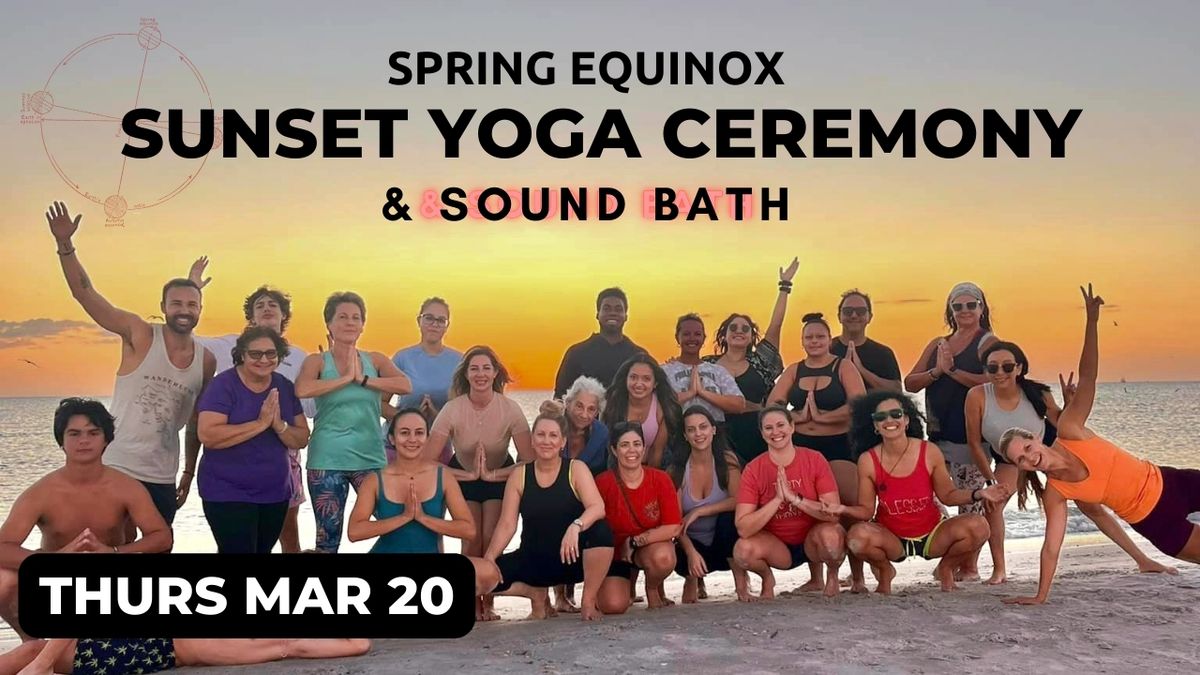 Spring Equinox Sunset Beach Yoga & Sound Healing \u2600\ufe0f\ud83c\udf1a