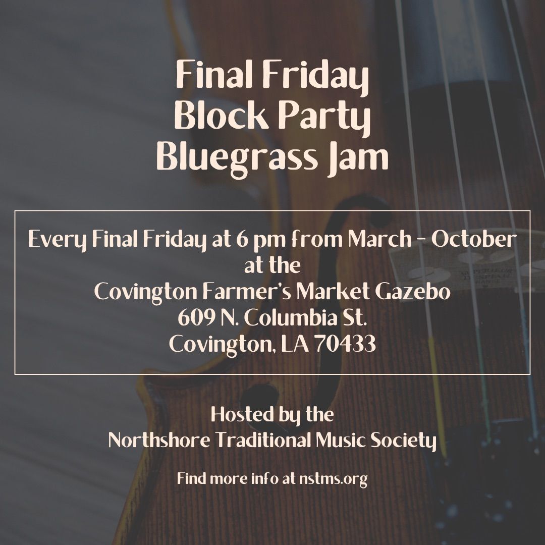 Final Friday Bluegrass Jam