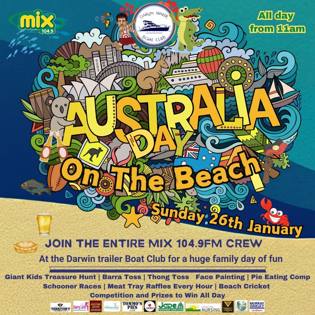 Mix1049 Australia Day on the beach!