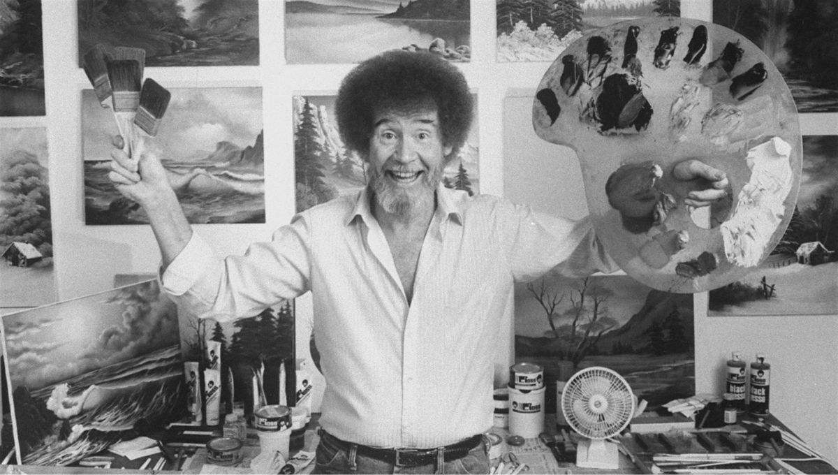 Maine Public Presents: A Bob Ross Inspired Paint and Sip Night