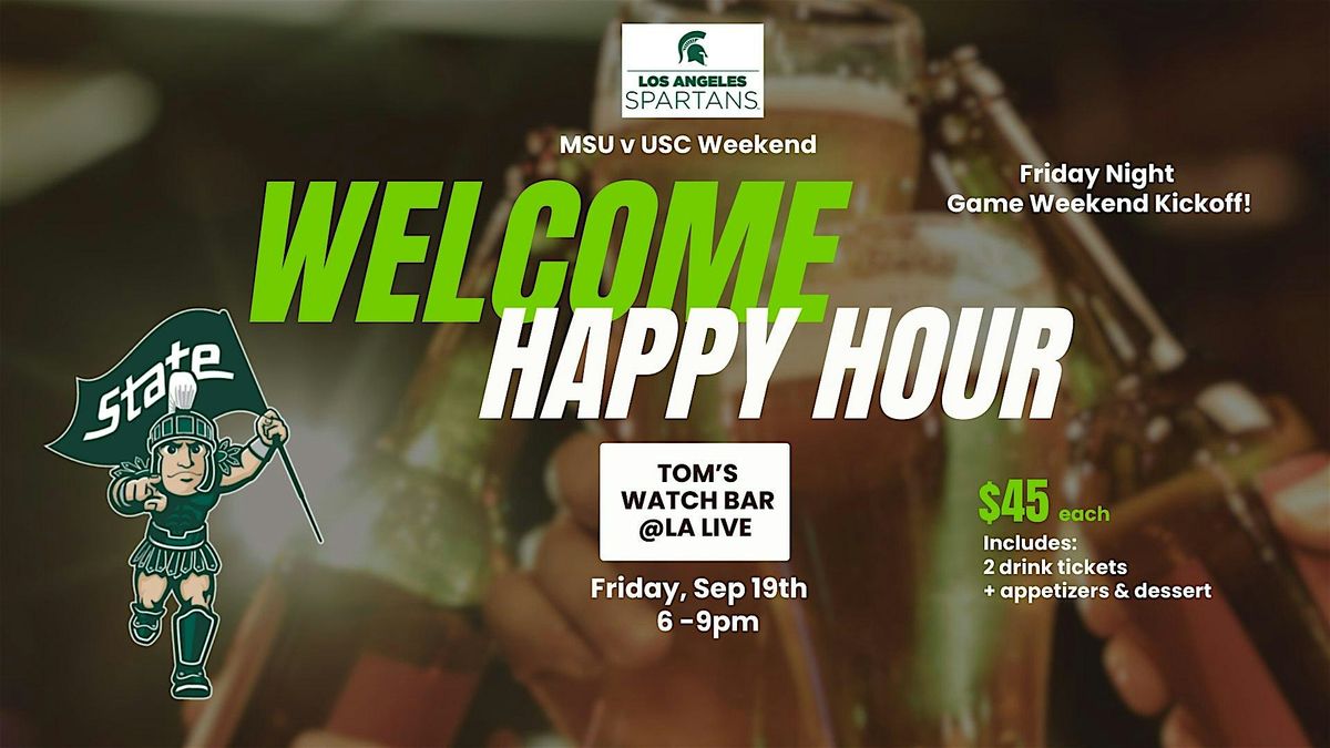 LA Spartans Welcome Happy Hour