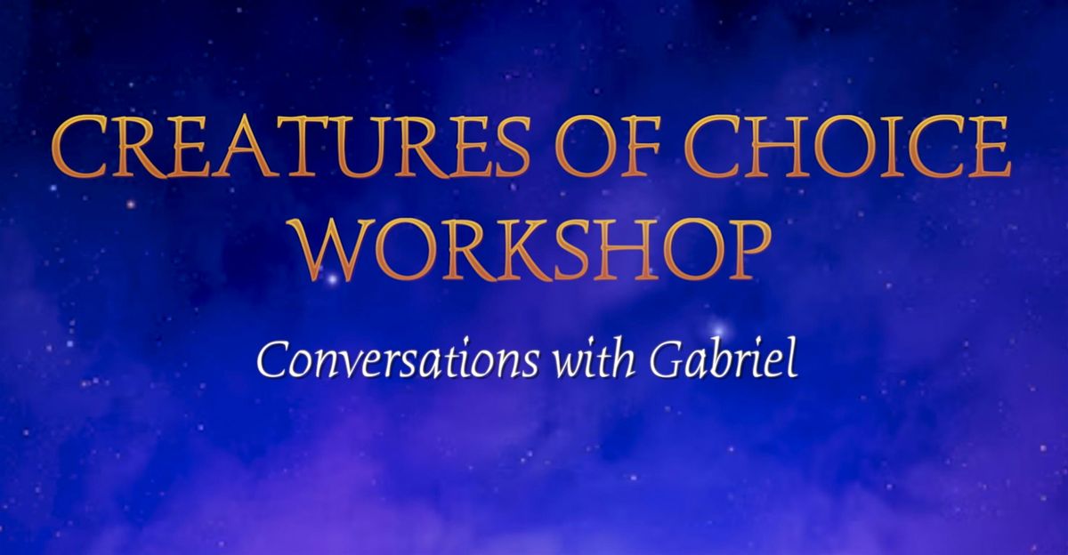 Creatures of Choice Workshop - Conversations with Gabriel