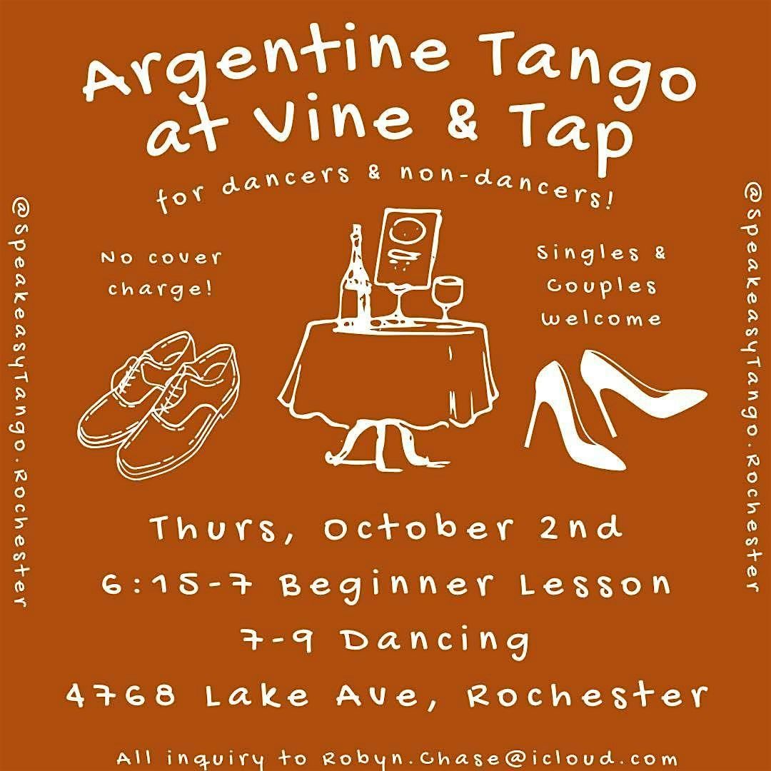 Argentine Tango Night and Wine and Food Pairing