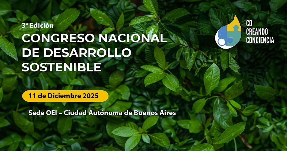 III Congreso Nacional de Desarrollo Sostenible