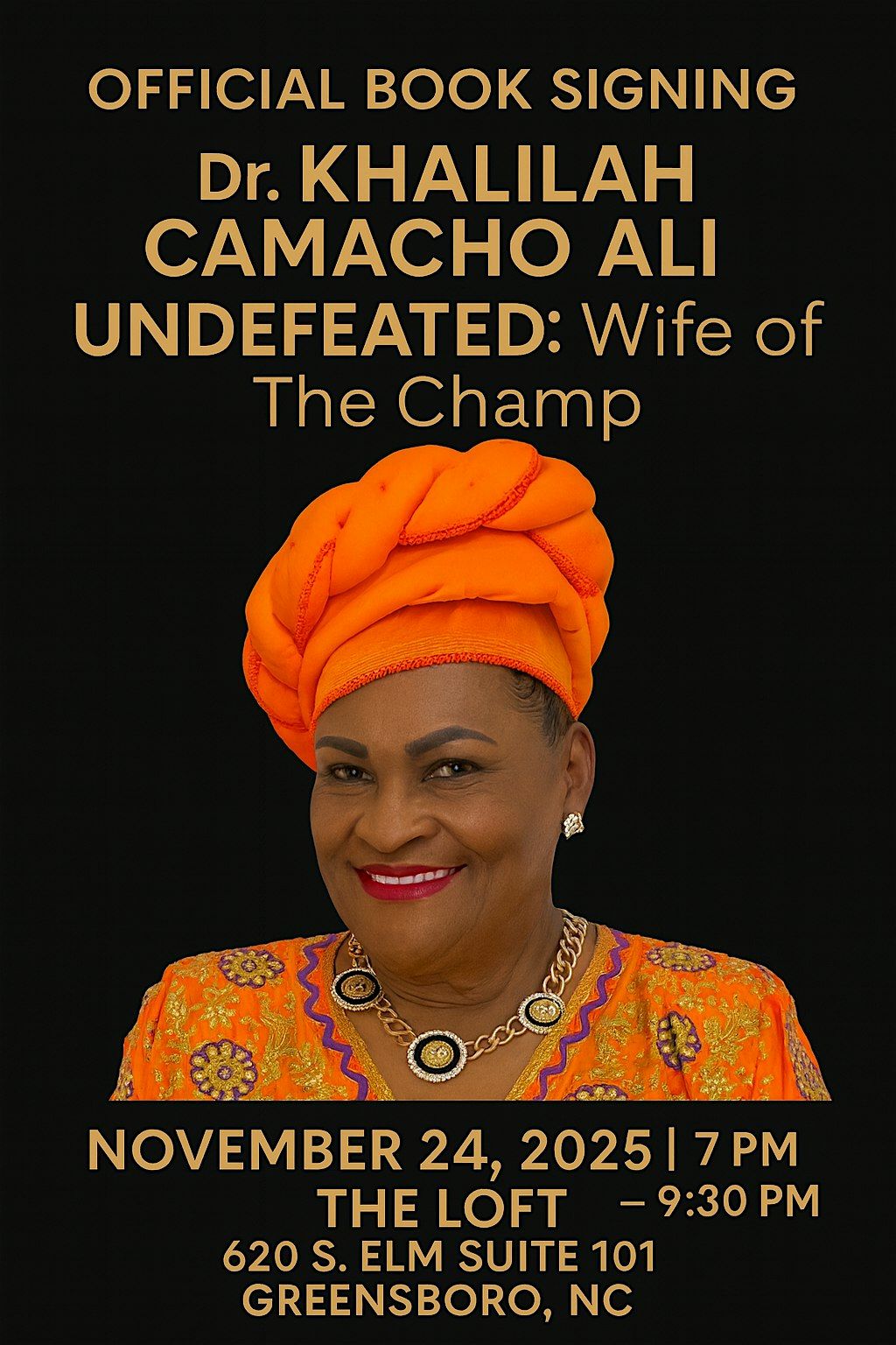 Undefeated Meet & Greet with Dr. Khalilah Camacho Ali