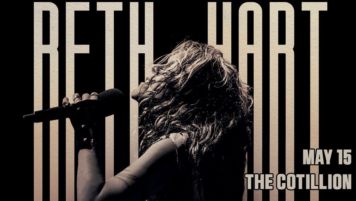 Beth Hart \u00b7 May 15 \u00b7 The Cotillion \u00b7 Wichita, KS