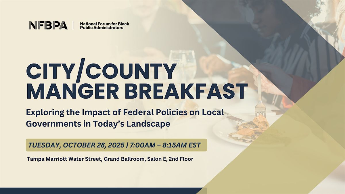 NFBPA City\/County Manager Breakfast