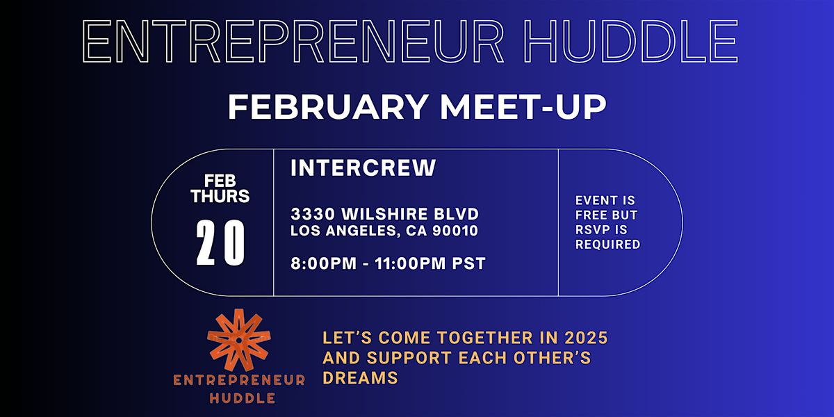 February Meet-Up\/Networking Event