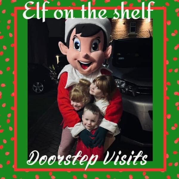 Elf on the Shelf Doorstep Visit 