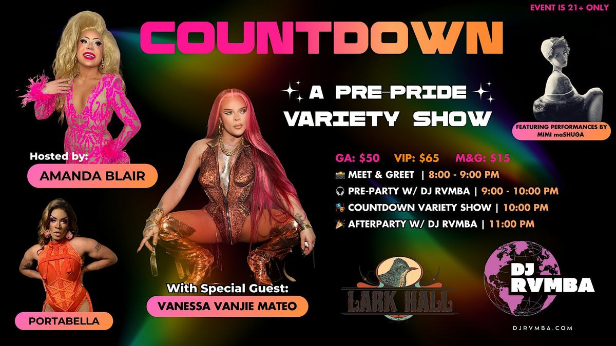 COUNTDOWN: A Pre-Pride Variety Show