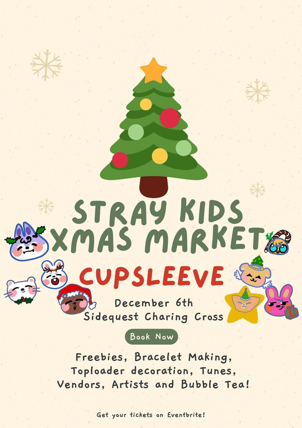 Stray Kids XMAS Market Cupsleeve