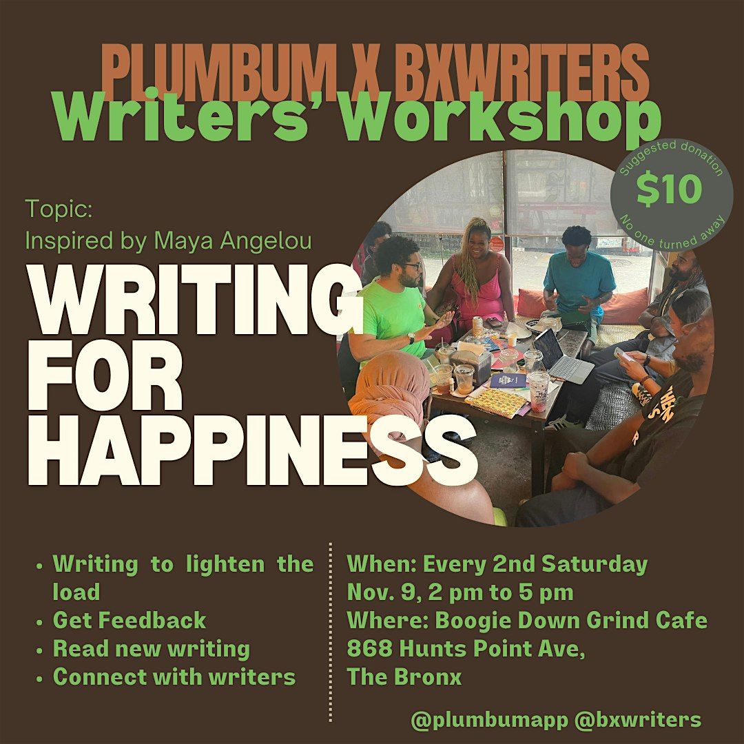 Plumbum X BXWriters Writers' Workshop