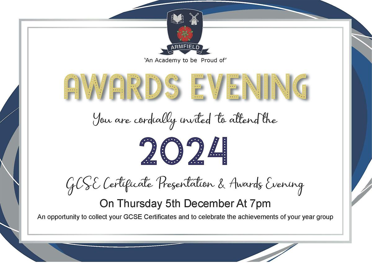 GCSE Certificate Presentation Evening