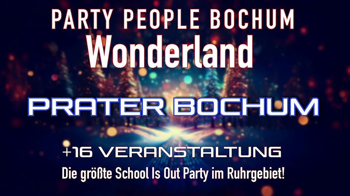 WONDERLAND die SCHOOL IS OUT PARTY