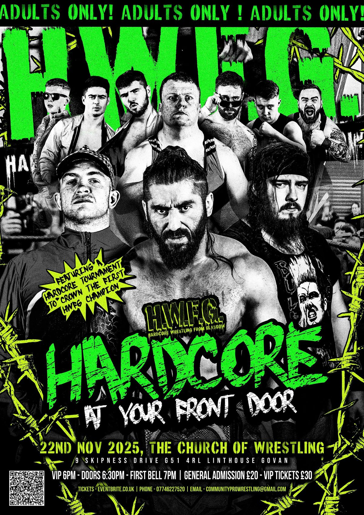 H.W.F.G Presents Hardcore At Your Front Door !