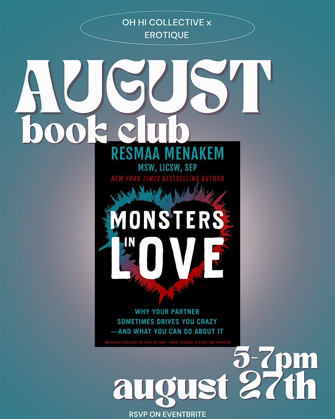 Monsters in Love: Monthly Book Club with Oh Hi & Erotique