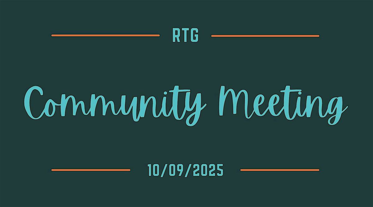 Ready to Grow St. Joe Community Meeting - 8:30 AM - 10:30 AM ET