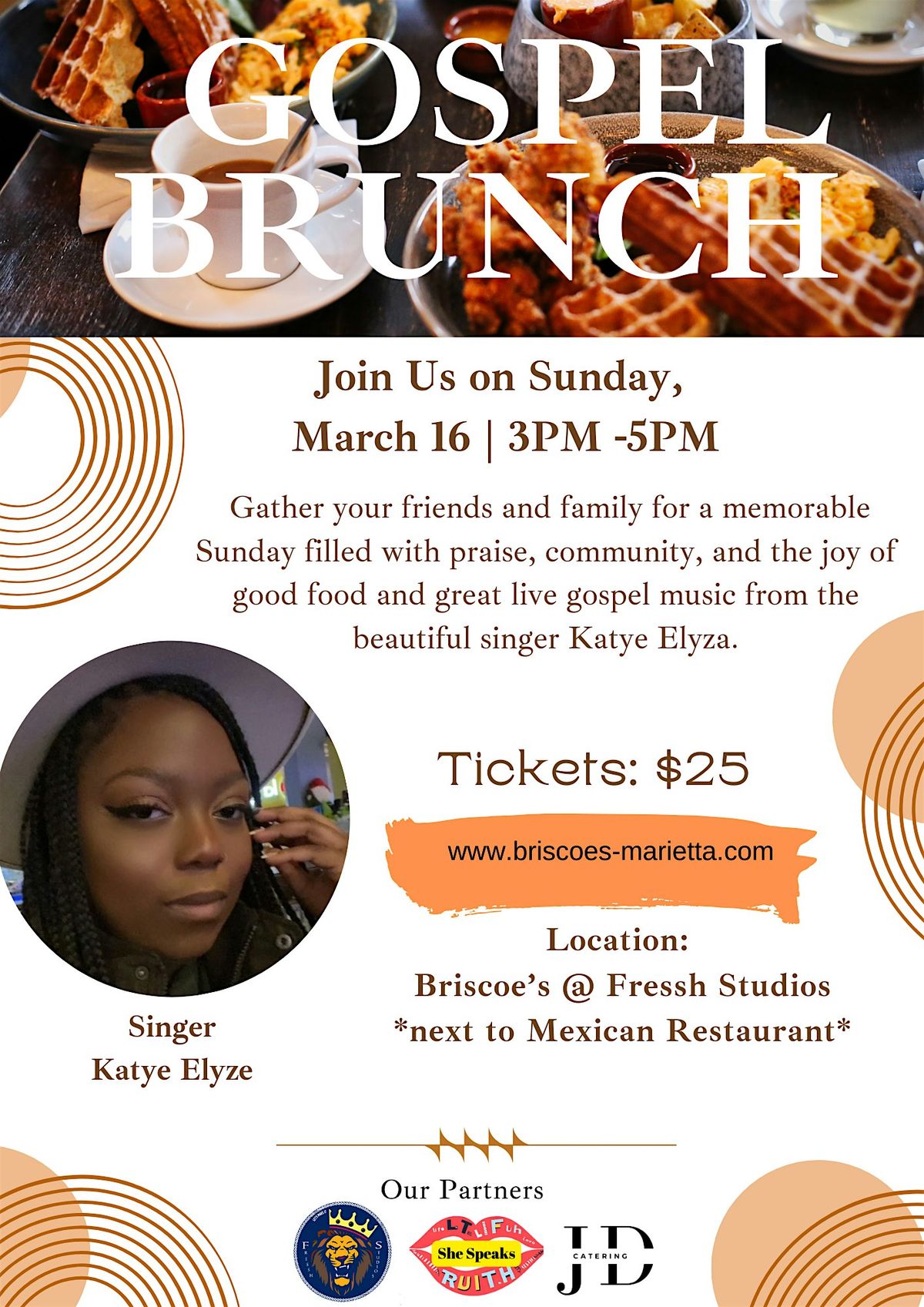 Sunday Gospel Brunch @ Briscoe\u2019s