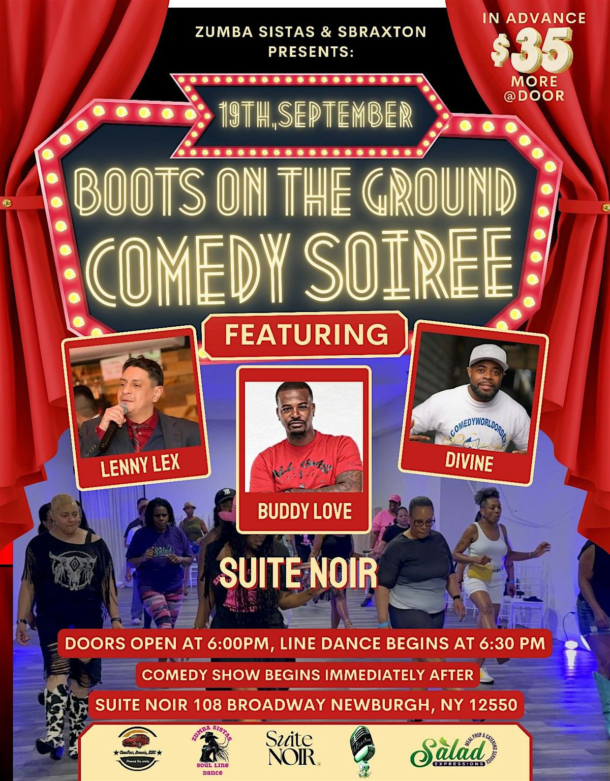 Boots on the Ground Comedy Soir\u00e9e - Sept 2025