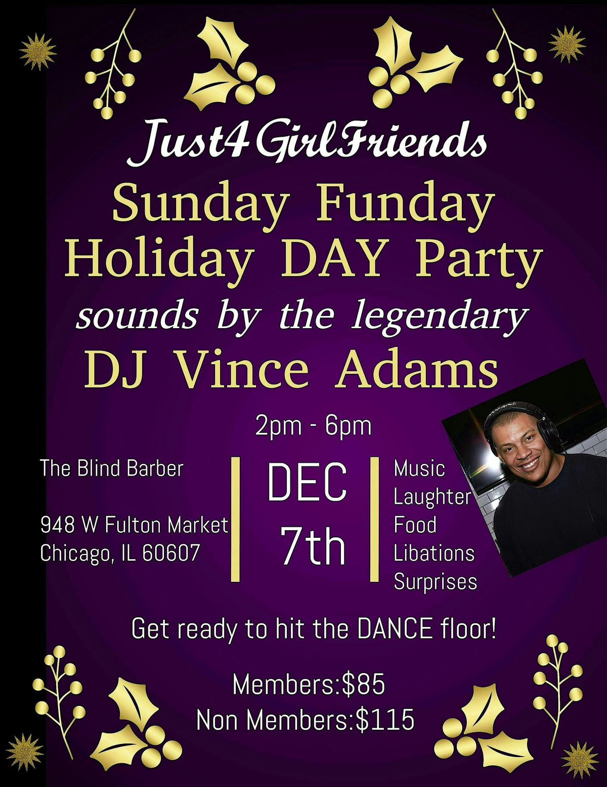 J4G's Sunday Funday Holiday Day Party