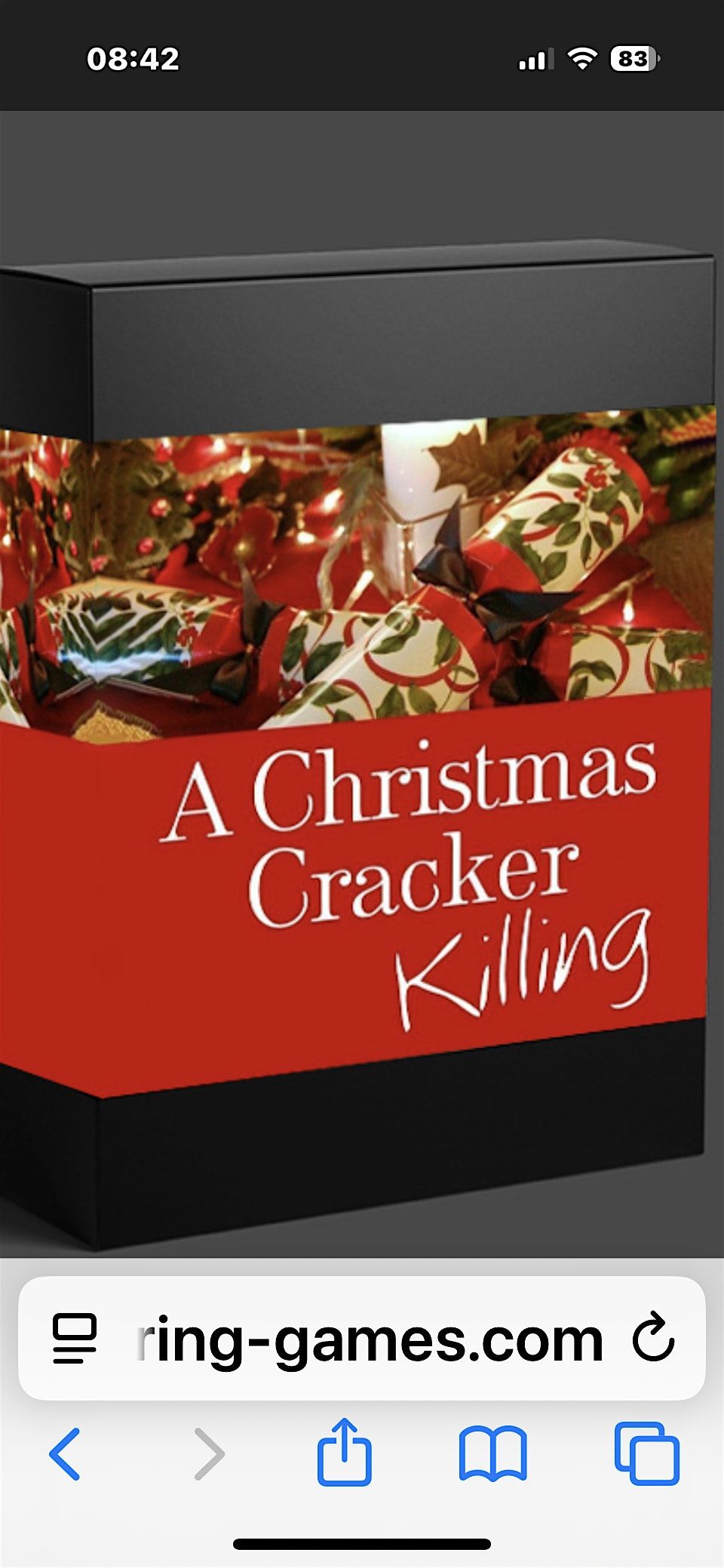 Festive Themed Fully Scripted M**der Mystery Evening