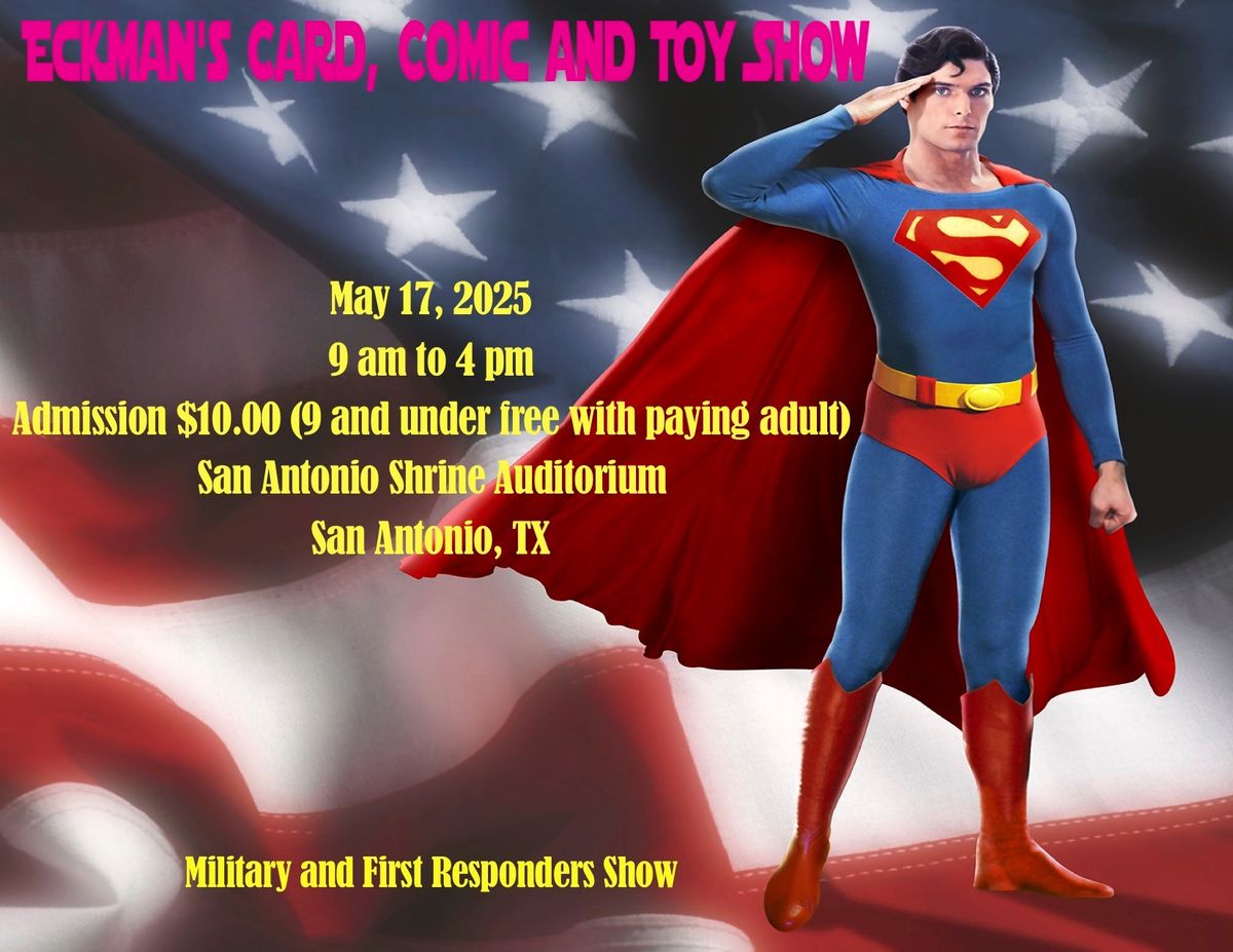 Eckman's "Military and First Responder" Card, Comic and Toy Show