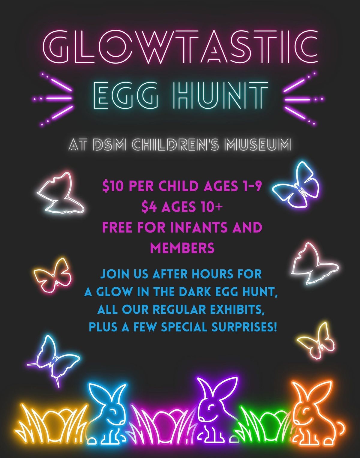 Sensory Friendly Glowtastic Egg Hunt