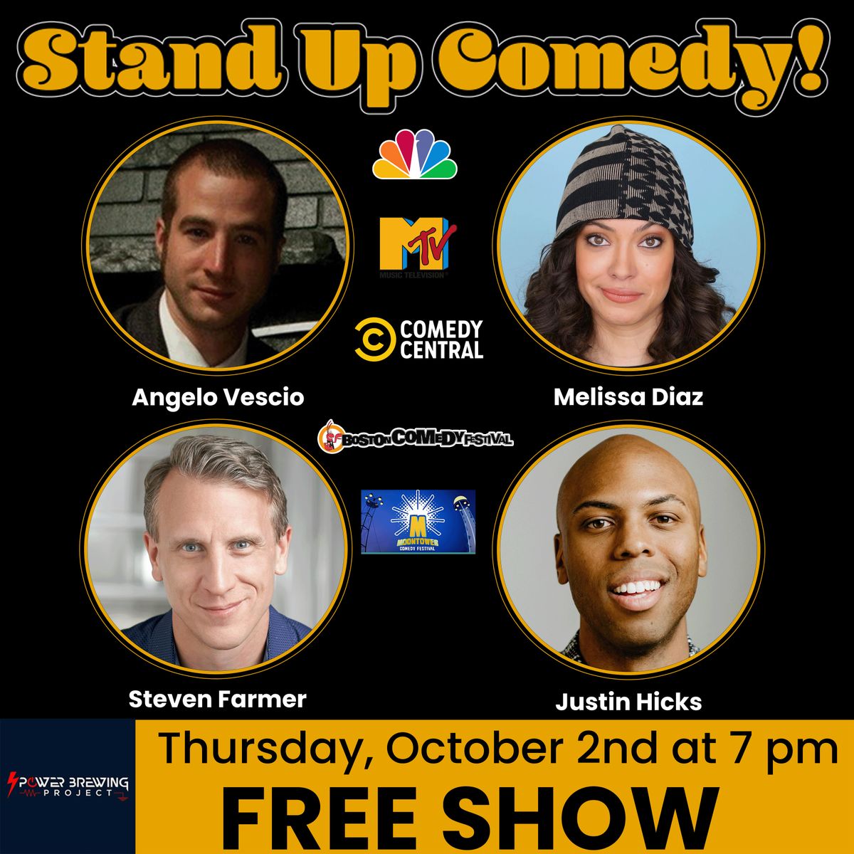 Power Brewing Comedy Night (FREE)