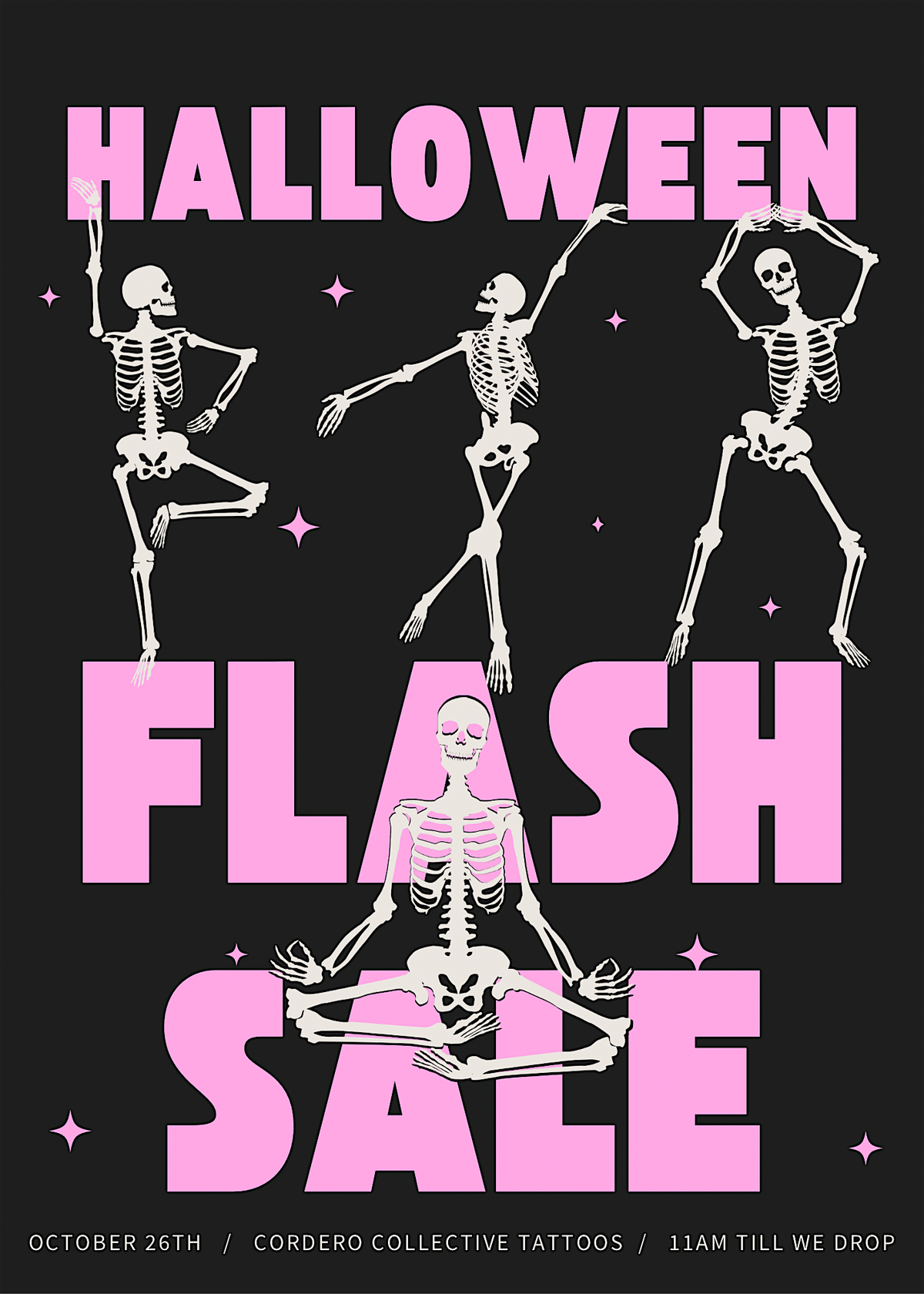 Cordero Collective Tattoos Halloween Flash Sale
