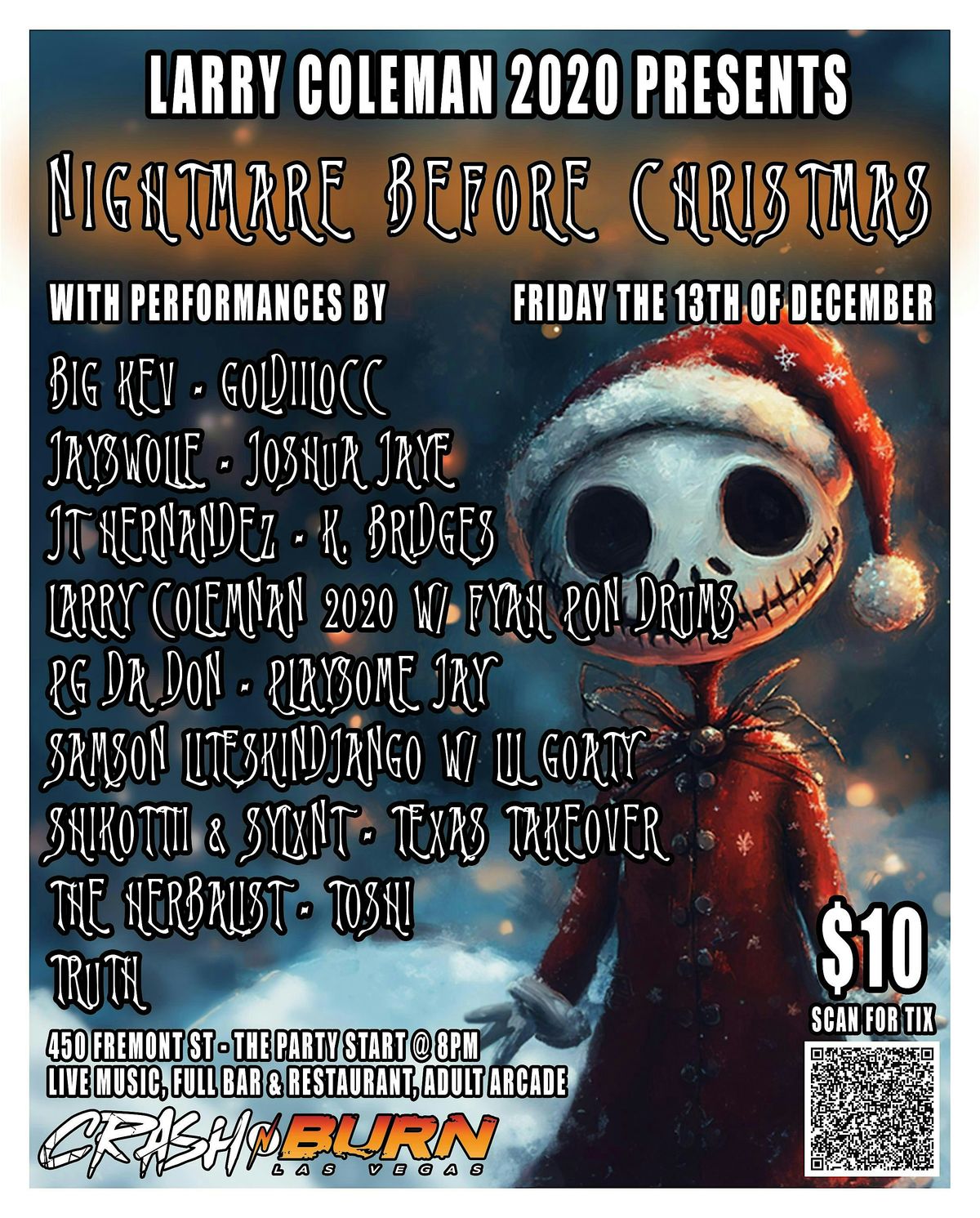 Nightmare Before Christmas Holiday Party