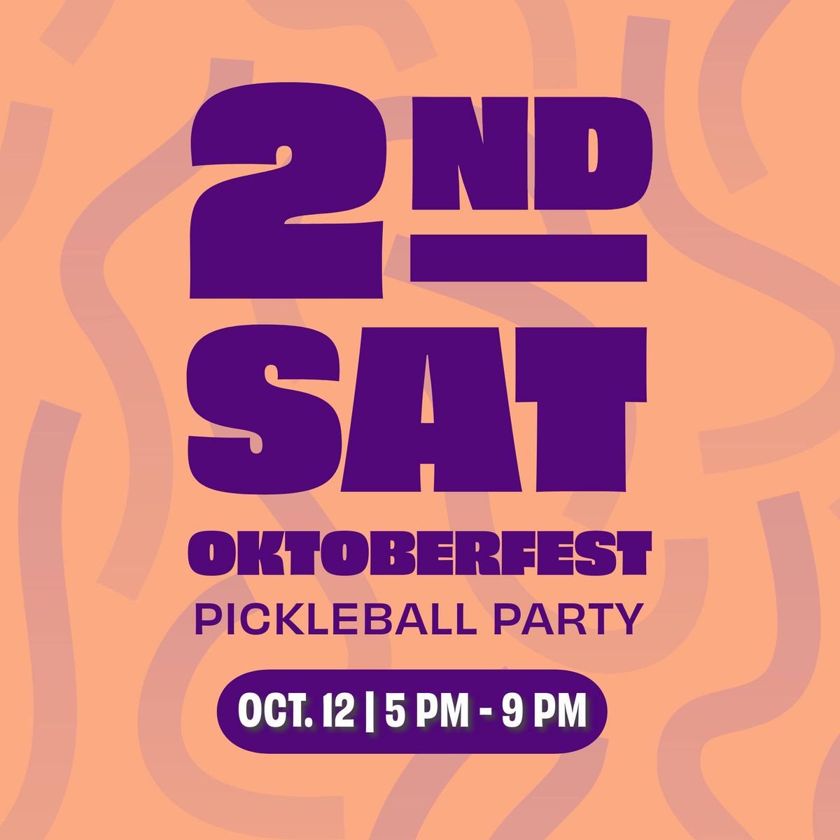 October 12th Second Saturday OKTOBERFEST Party