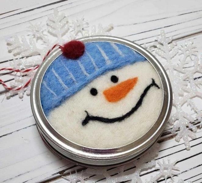 DIY Snowman Ornaments