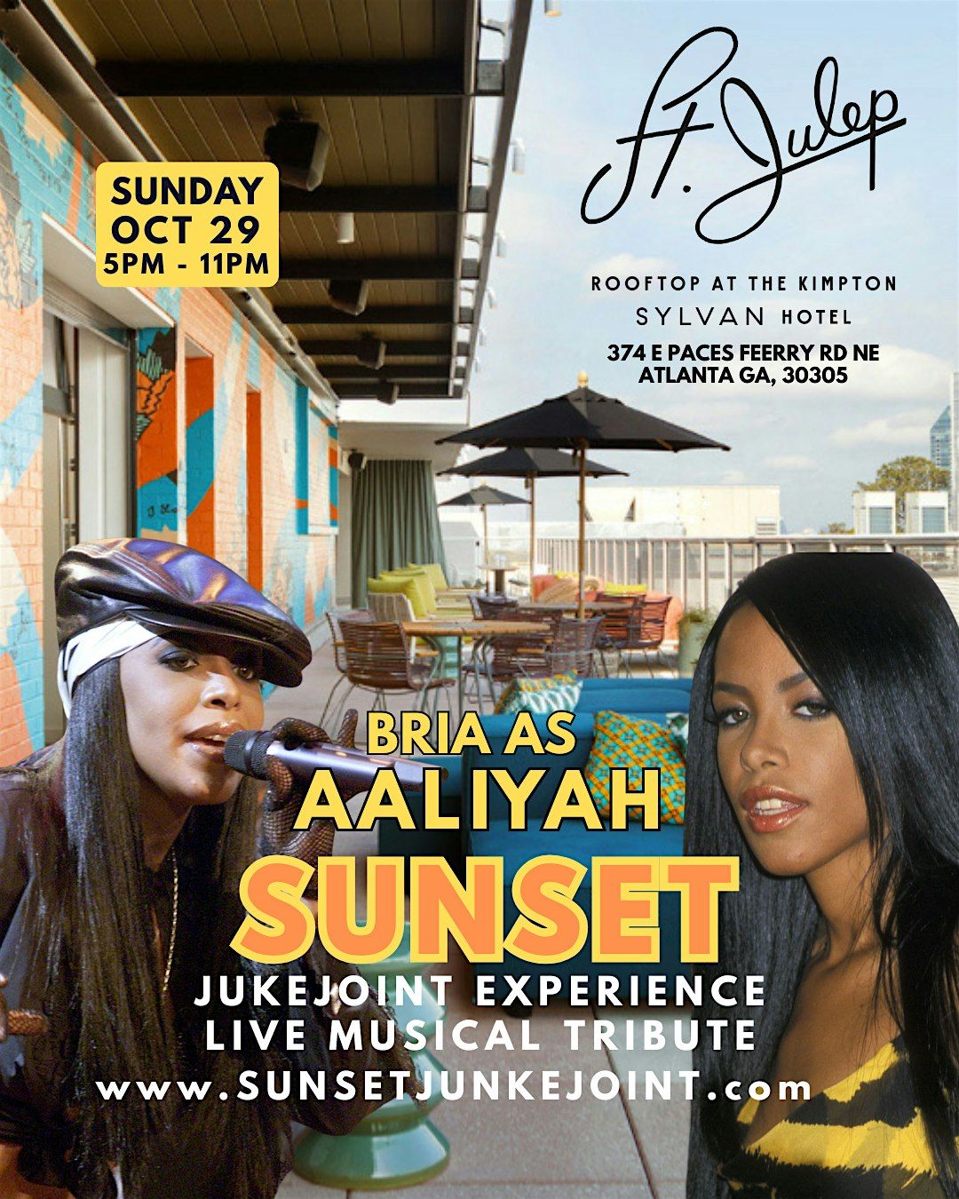 A SUNSET ROOFTOP JUKE JOINT LIVE MUSIC EXPERIENCE (AALIYAH TRIBUTE)