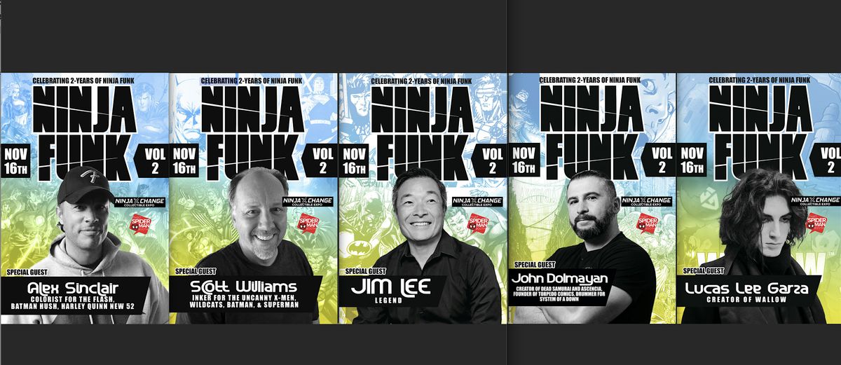 Ninja Funk and Friends vol 2 Special Guests Jim Lee, John Dolmayan, More