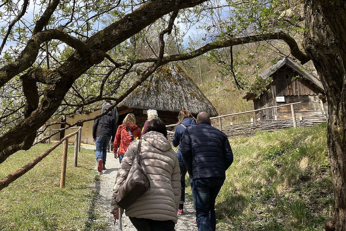 Museumsrundgang mit Rauchstubenheizen