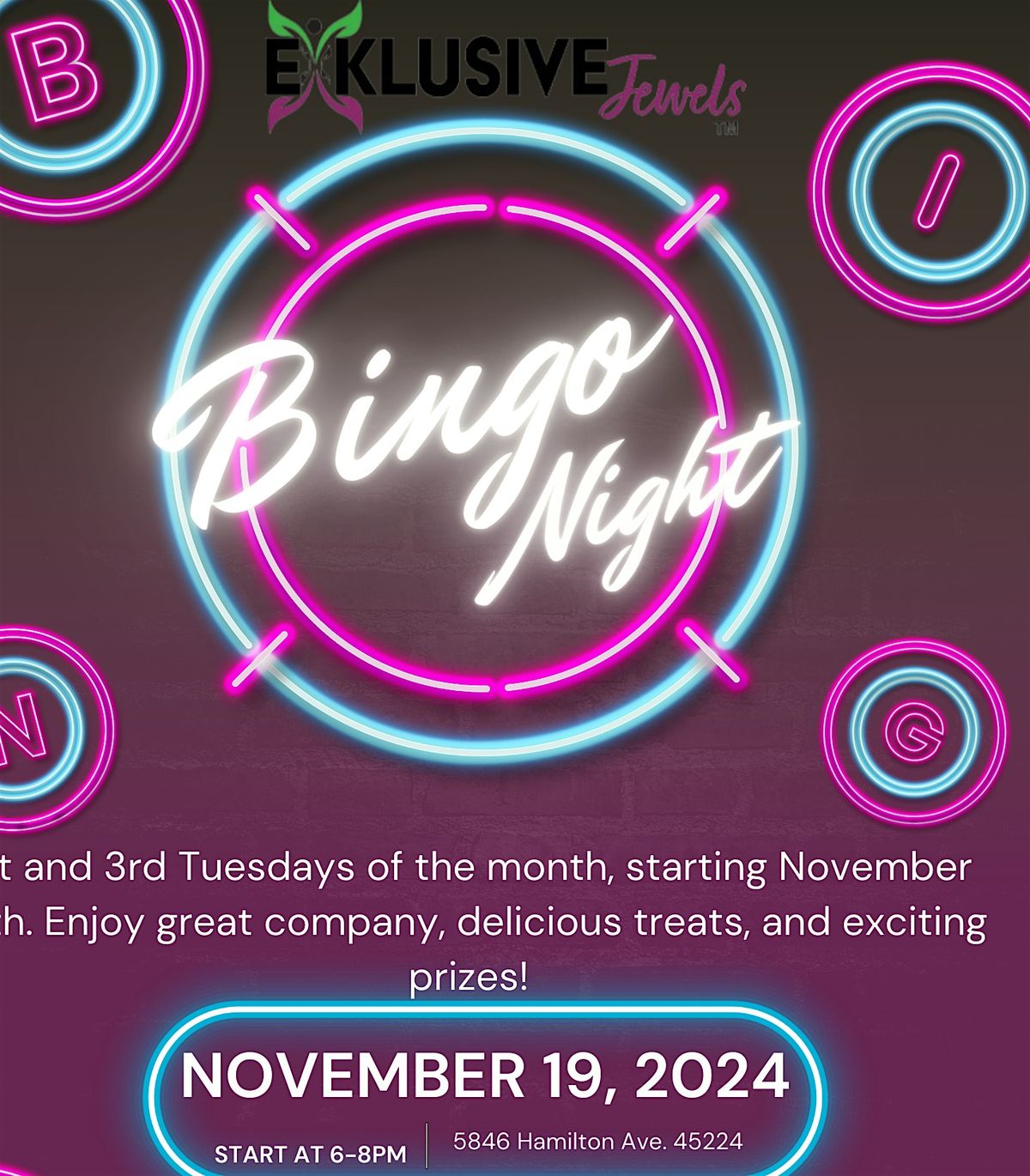 Ladies Night Bingo