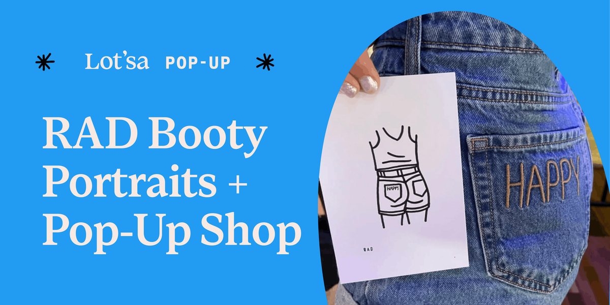 RADillustrates Live Booty Portraits + Pop-Up Shop