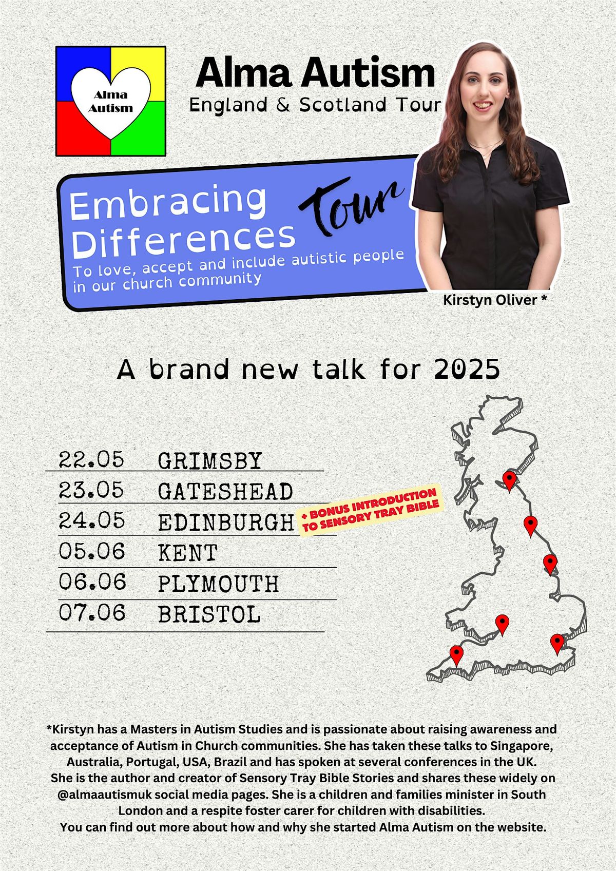 Embracing Differences Tour - 23rd May GATESHEAD